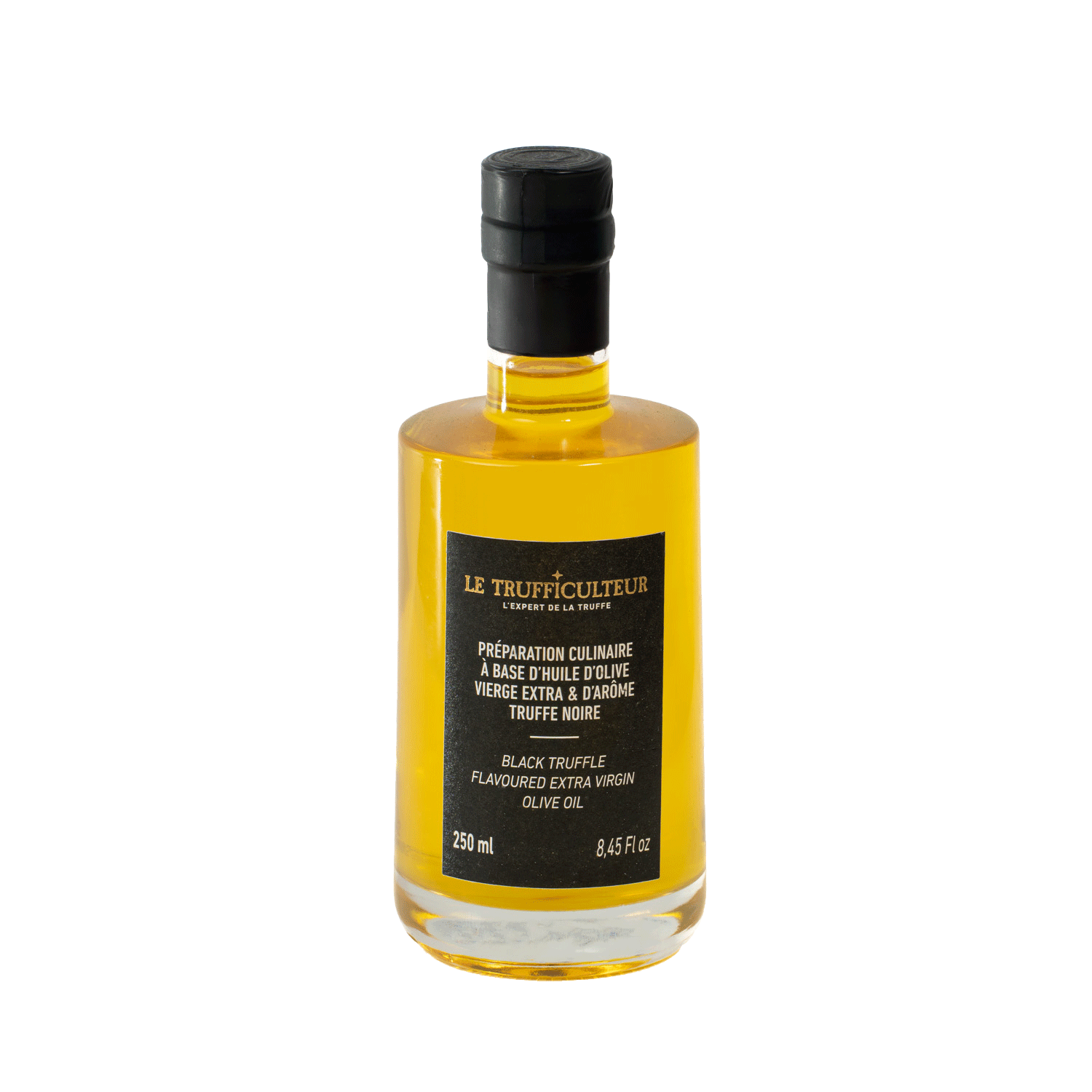 Huile d’olive arôme truffe noire 