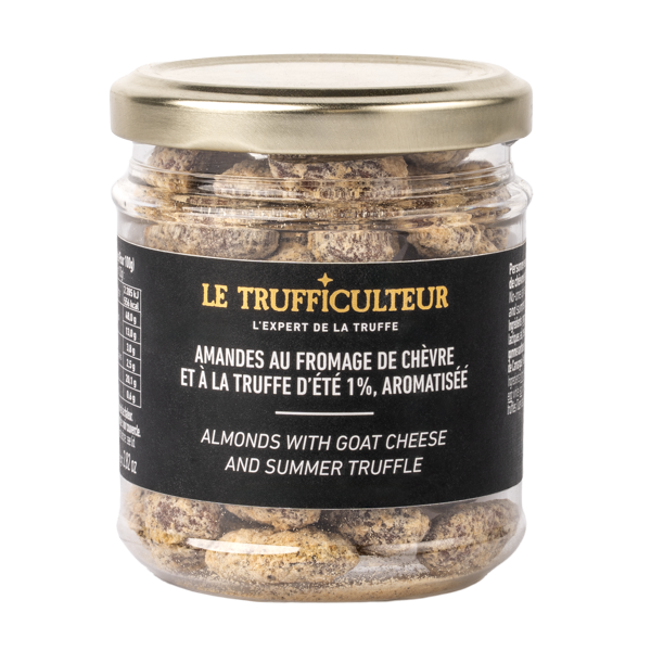 Amandes au fromage de chèvre à la truffe d’été 80g