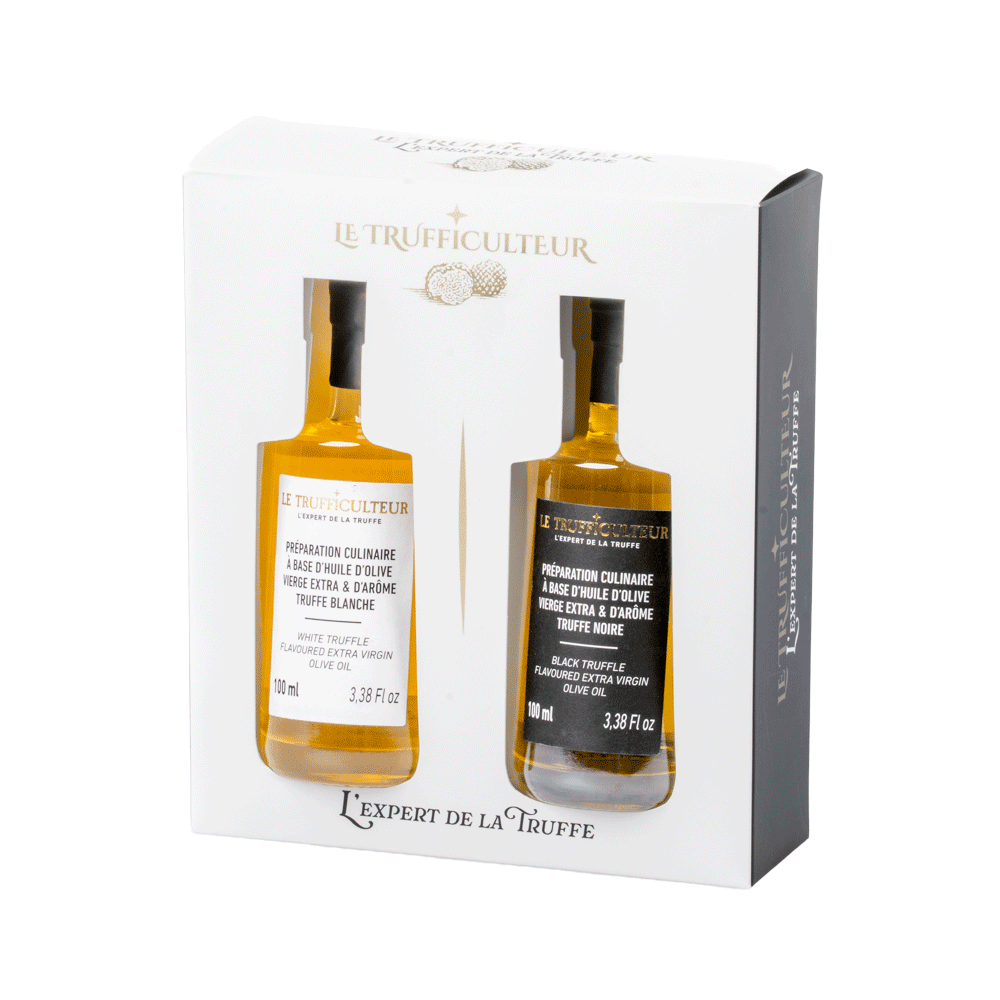 Coffret Duo d’Huiles à la Truffe – Blanche d’Alba & Noire